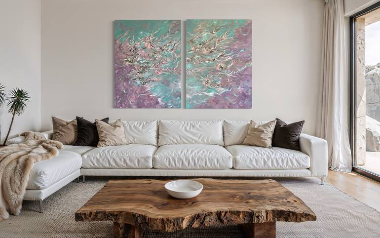 Original Impressionism Abstract Painting by Sophia Yj Jun