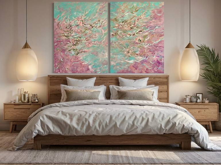 Original Impressionism Abstract Painting by Sophia YJ Jun