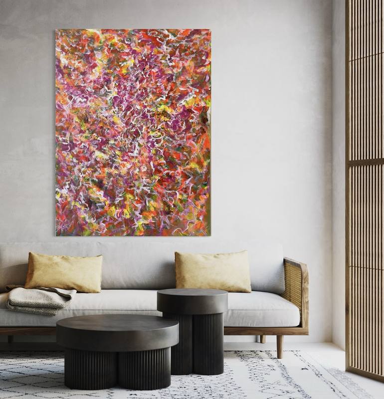 Original Abstract Expressionism Abstract Painting by Sophia YJ Jun