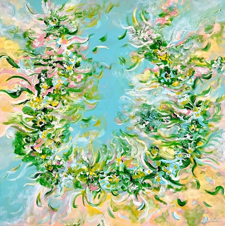 絵画 freesia  sizeF3 Freesia paintings | Saatchi Art