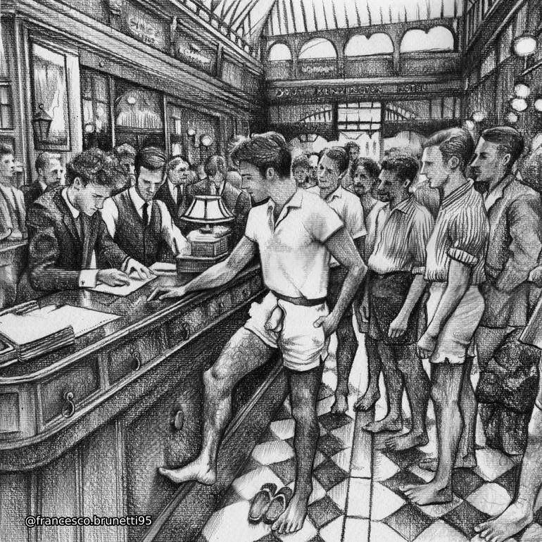 Hotel Kensington Drawing by Francesco Saatchi Art