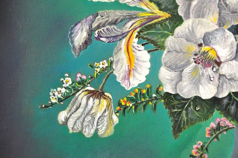 Original Floral Painting by ALLA Landenband