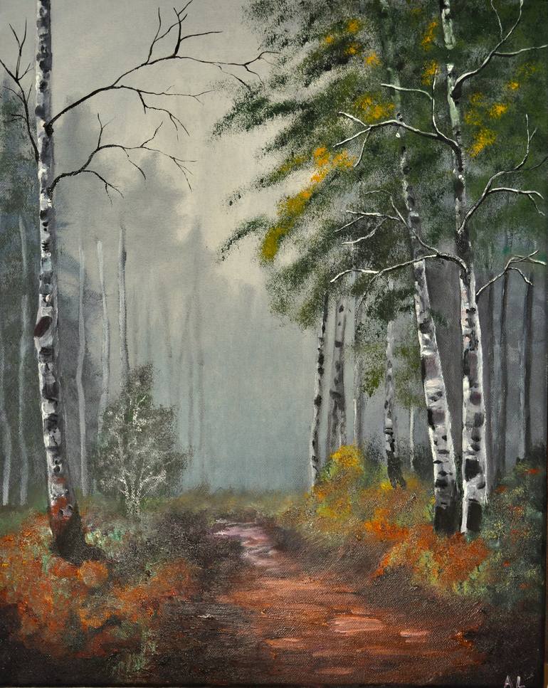 Original Landscape Painting by ALLA Landenband