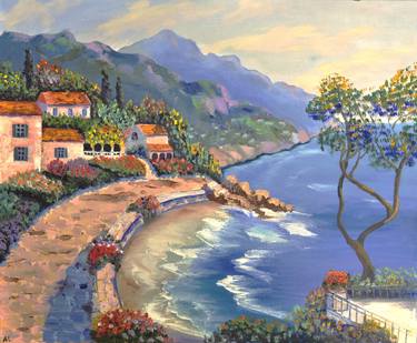 Original Realism Seascape Paintings by ALLA Landenband