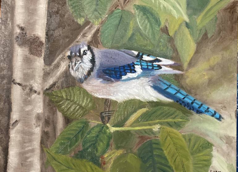 Original Animal Painting by Lynn Whittle | Realism Art on Canvas | The Little Visitor