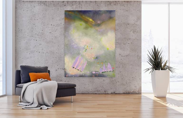 Original Fauvism Abstract Painting by Cindy ingram