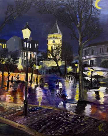 Montmartre in the Winter- No 3 in the Paris Series thumb