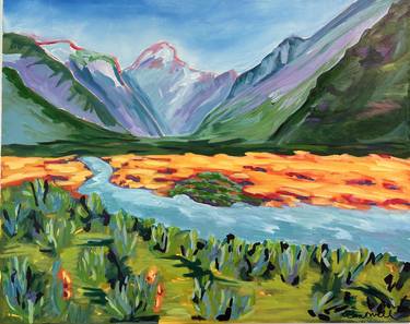 Original Expressionism Landscape Paintings by Catherine Cantwell