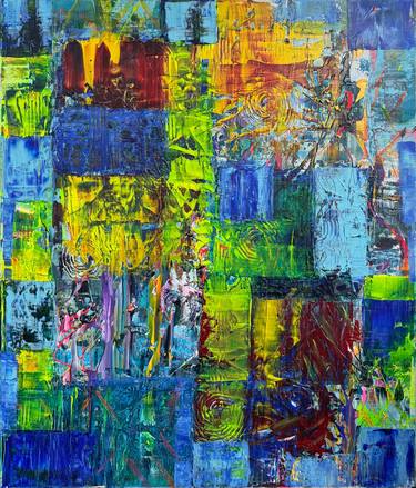 Original Abstract Expressionism Abstract Paintings by Lera Bregman