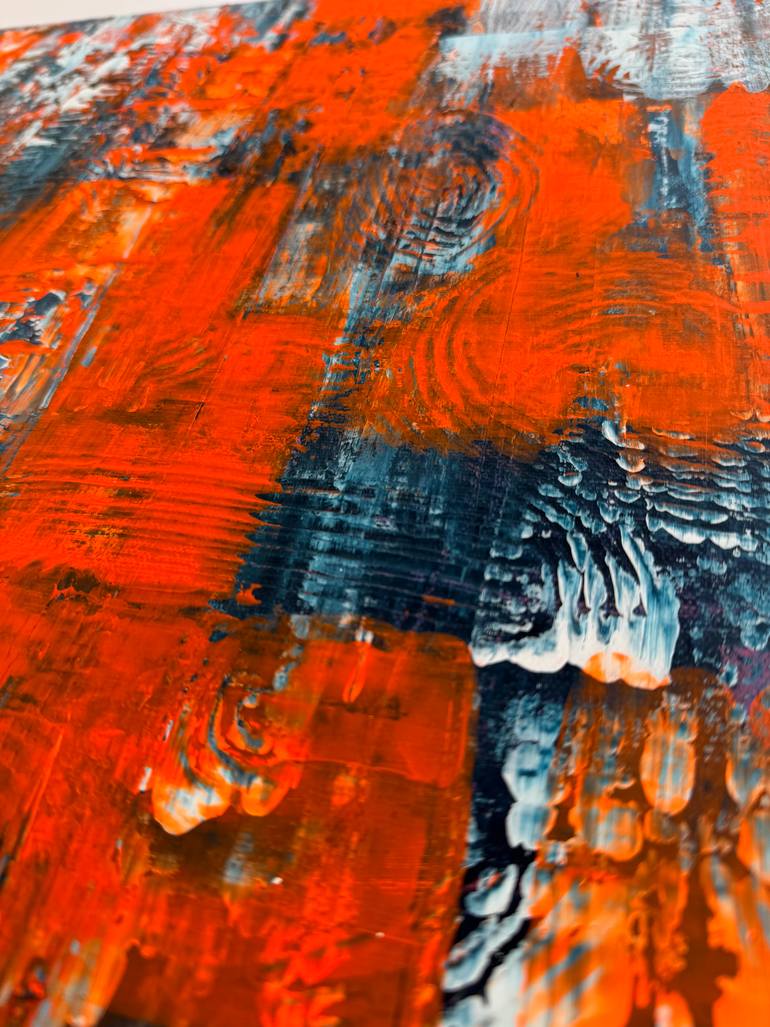 Original Abstract Expressionism Abstract Painting by Lera Bregman