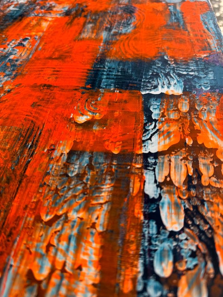 Original Abstract Expressionism Abstract Painting by Lera Bregman