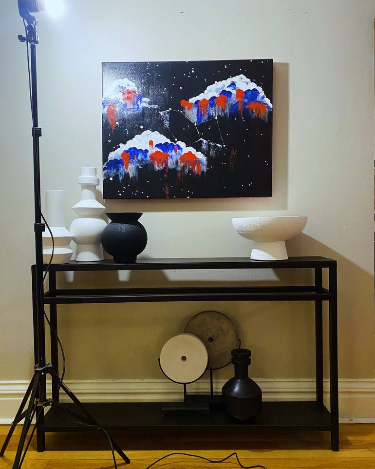 Original Abstract Painting by Matthew Derouin