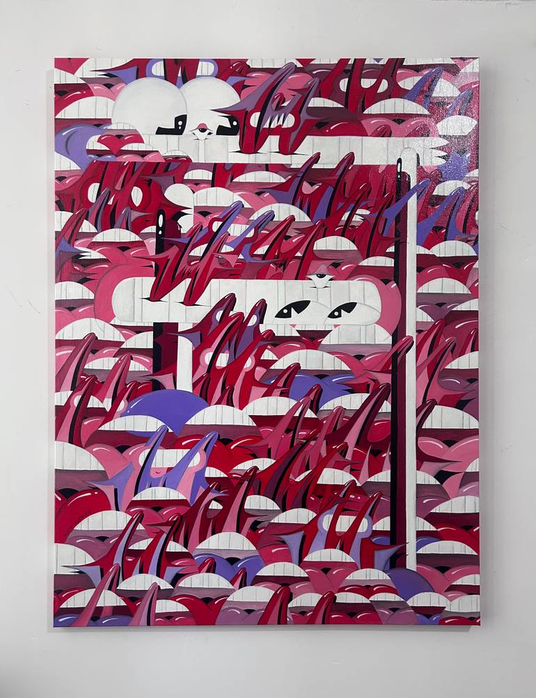 Original Abstract Expressionism Abstract Painting by Matt Furman