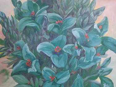 Original Art Deco Botanic Paintings by Tania Gilmor