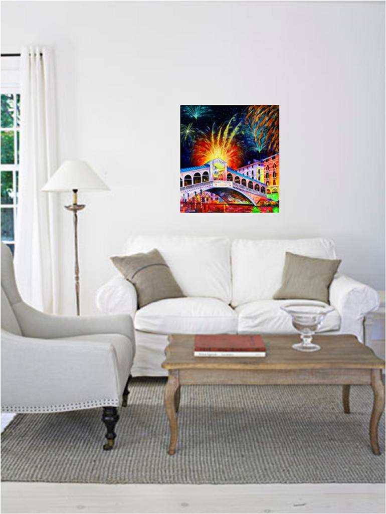 Original Contemporary Architecture Painting by DALE HUGHES
