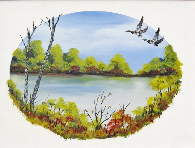 Original Nature Painting by DALE HUGHES