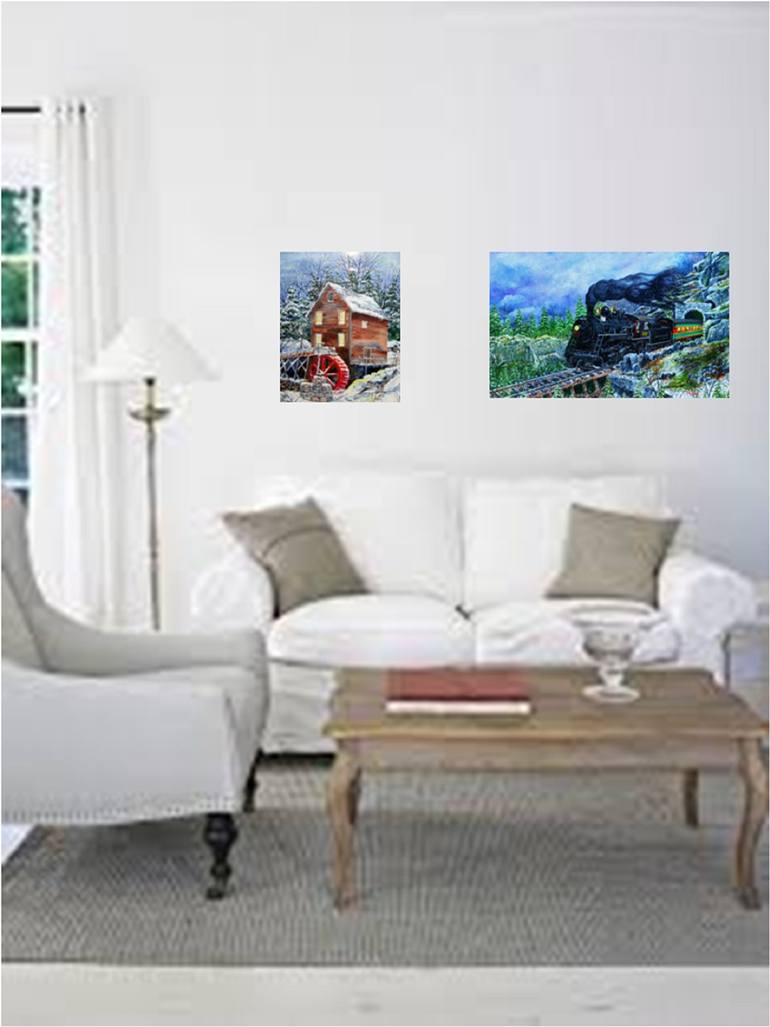 Original Realism Travel Painting by DALE HUGHES