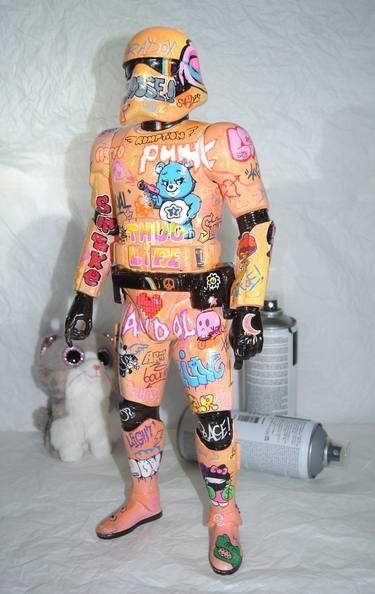 Original Pop Art Pop Culture/Celebrity Sculpture by Thomas Lebouteiller