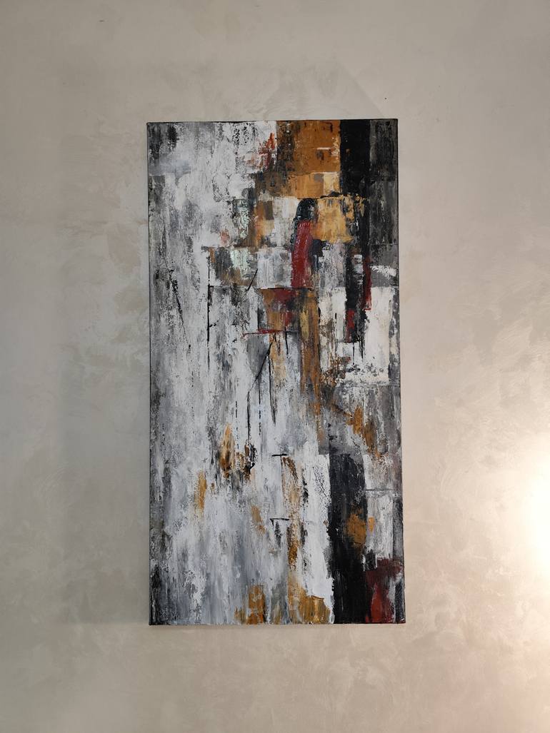 Original Abstract Expressionism Abstract Painting by Irina Moiseeva