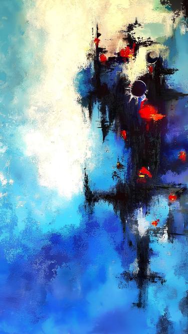 Print of Abstract Expressionism Abstract Paintings by Ирина Моисеева
