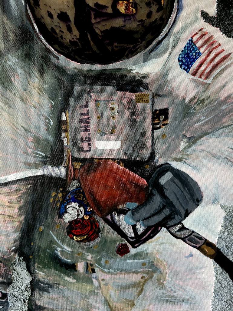 Original Outer Space Painting by Charles Hall