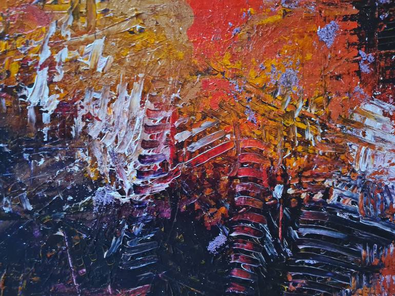 Original Abstract Expressionism Abstract Painting by Lysette Spit