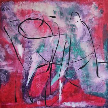 Original Abstract Expressionism Abstract Paintings by Lysette Spit