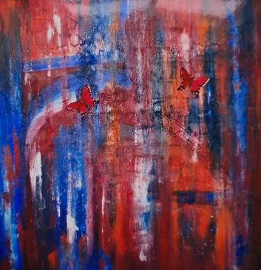 Original Abstract Expressionism Abstract Paintings by Lysette Spit