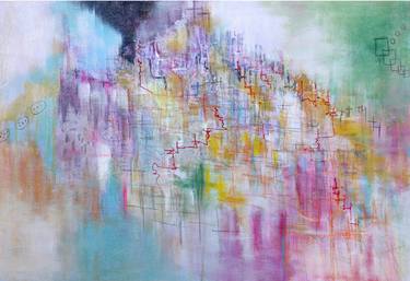 Original Abstract Expressionism Abstract Paintings by Rani Jain