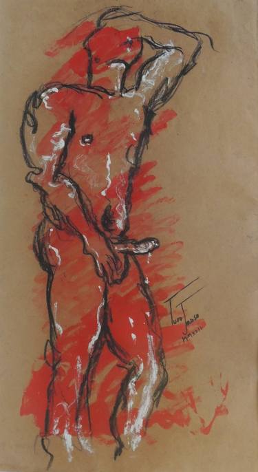 Original Figurative Erotic Drawings by Turo Jasso