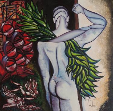 Original Figurative Erotic Painting by Turo Jasso