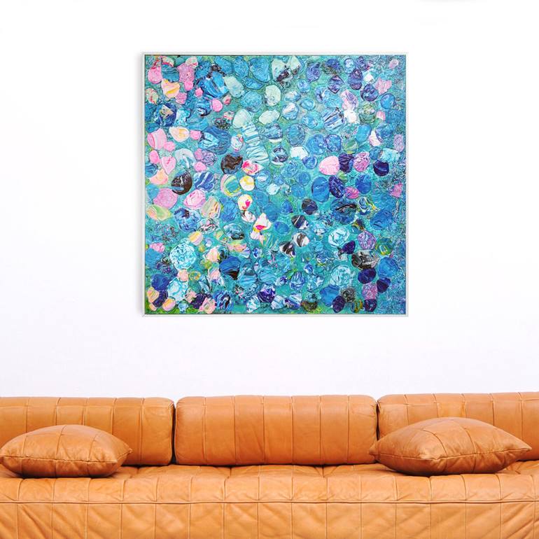 Original Conceptual Abstract Painting by Jo and Josie Debije