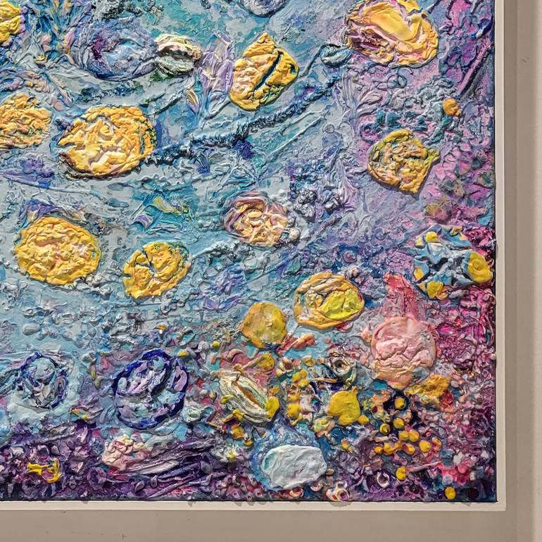 Original Abstract Beach Painting by Jo and Josie Debije