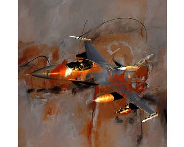 F16 Fighting Falcon Painting (Copy) thumb