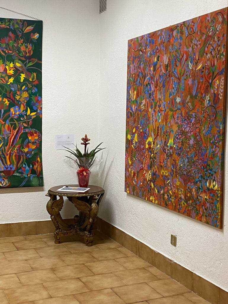 Original Contemporary Botanic Painting by Andrea  Pomodoro 