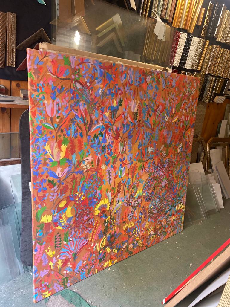 Original Contemporary Botanic Painting by Andrea  Pomodoro 