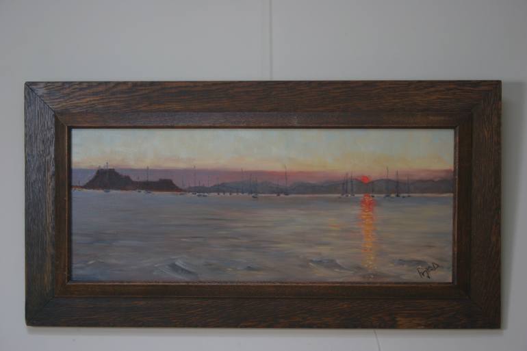 Original Seascape Painting by Dorin Popa