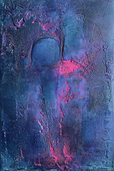 Original Abstract Expressionism Abstract Mixed Media by Nicole Schlegel Art