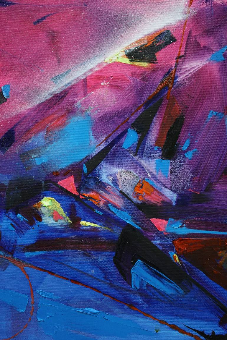 Original Abstract Graffiti Painting by Saine Fourtwentyone