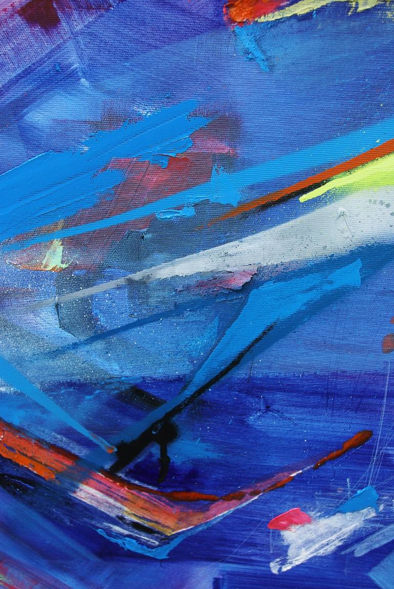 Original Abstract Graffiti Painting by Saine Fourtwentyone
