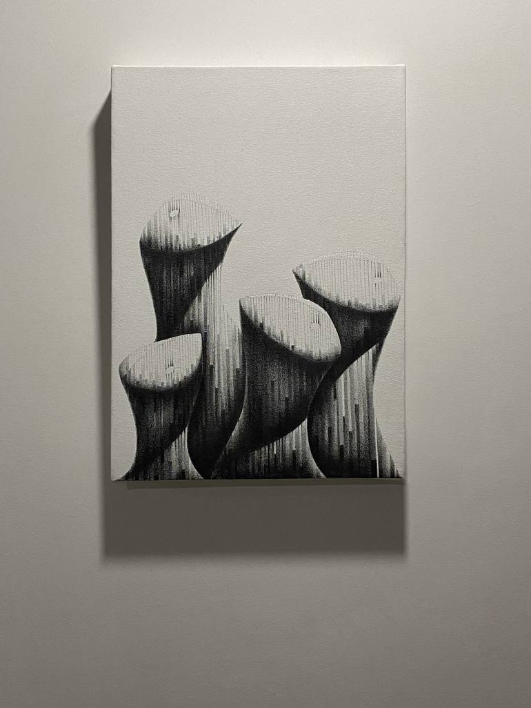 Original Abstract Geometric Drawing by Juan Camilo Álvarez Vasquez