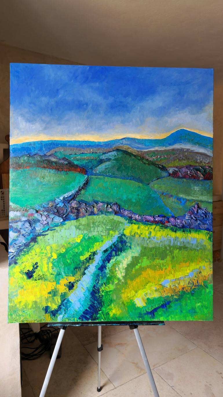 Original Contemporary Landscape Painting by Mary Ternovsky