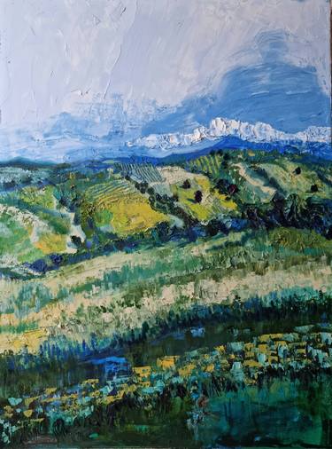 Original Impressionism Landscape Paintings by Mary Ternovsky