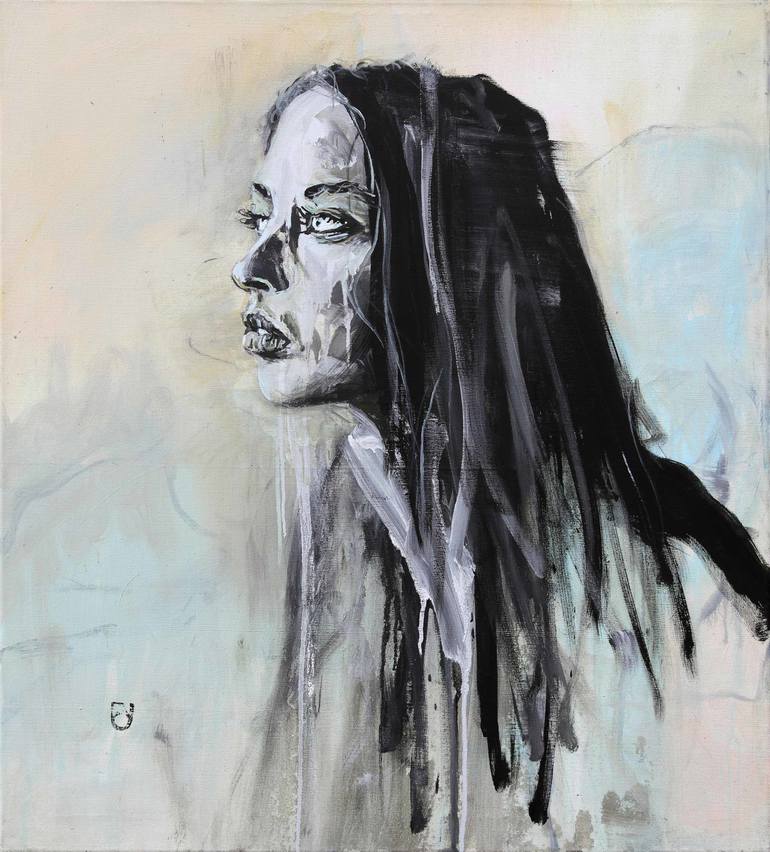 Fiona Apple Painting by Jan F Welker | Saatchi Art