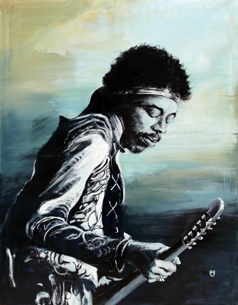 jimi hendrix art