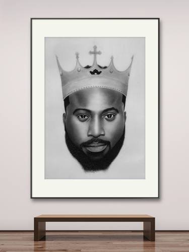 Original Black & White Religion Drawing by Oluwakayode Bankole
