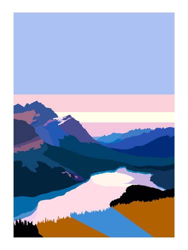 Pink Lake & Blue Mountains, 2023 thumb