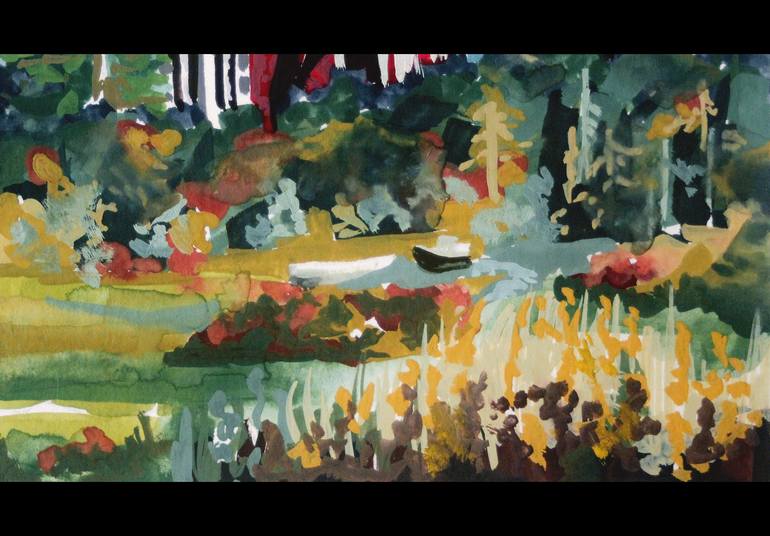 Original Contemporary Landscape Painting by Megan Farrell
