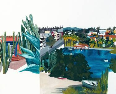 Original Illustration Landscape Paintings by Megan Farrell