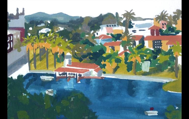 Original Contemporary Landscape Painting by Megan Farrell